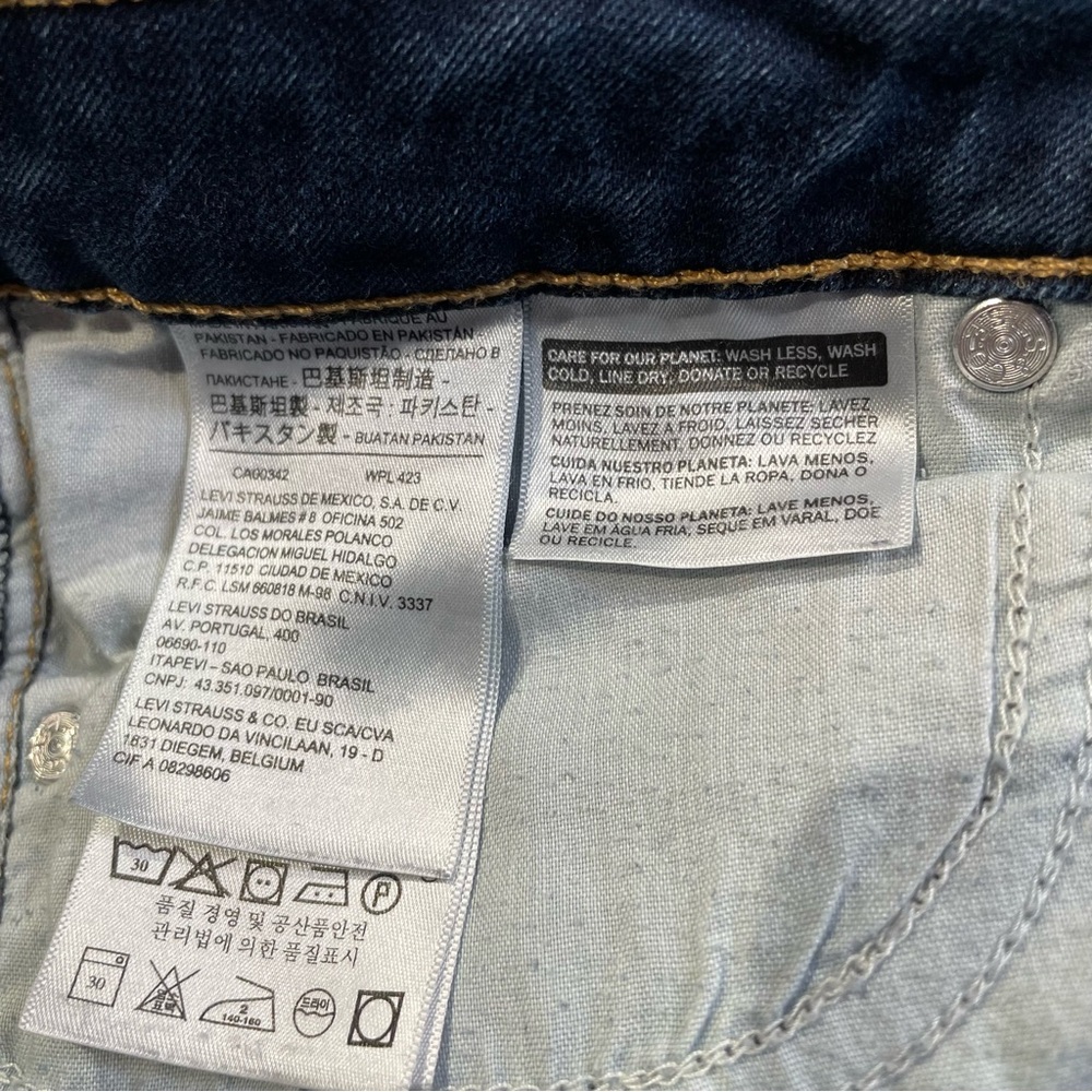 Levi’s 711 Skinny Medium Wash Blue Jeans Women’s Size 29 - Picture 13 of 14